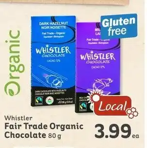 IGA Fair trade organic chocolate offer