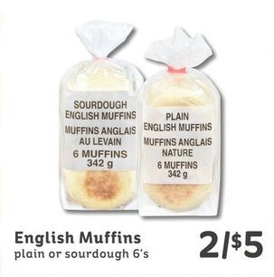 IGA English Muffins offer