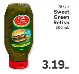 IGA Sweet Green Relish offer