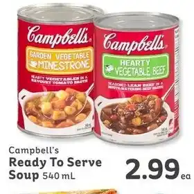 IGA Ready To Serve Soup offer