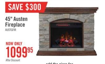 The Brick Austen all-in-one fireplace - grey offer