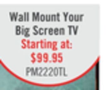 The Brick Corliving tilting wall mount for 40" - 100" televisions offer