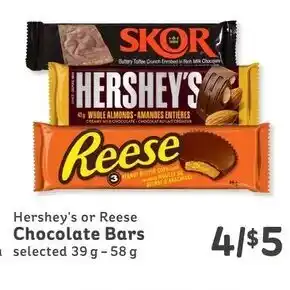 IGA Chocolate Bars offer