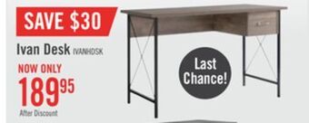 The Brick Ivan desk offer