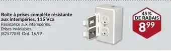 Princess Auto Eaton boîte à prises complète résistante aux intempéries, 115 vca offer