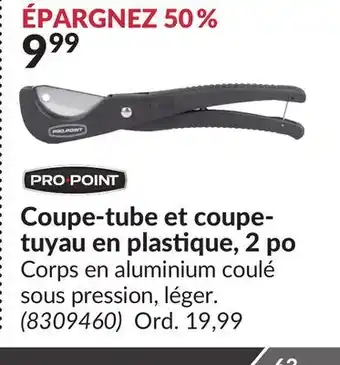 Princess Auto Coupe-tube et coupe- tuyau en plastique, 2 po pro point offer