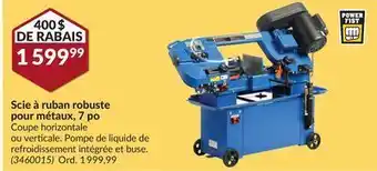 Princess Auto Scie à ruban robuste pour métaux, 7 po offer