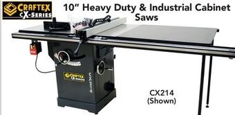 Busy Bee Tools 10" heavy duty & industrial cabinet saws offer
