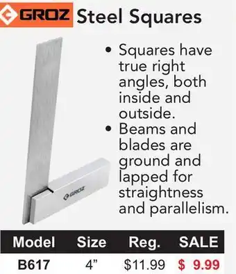 Steel squares