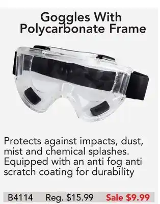 Polycarbonate frame
