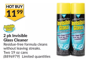 Princess Auto 2 pk invisible glass cleaner offer