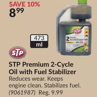 Princess Auto Stp premium 2-cycle oil with fuel stabilizer offer