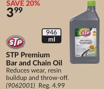 Princess Auto Stp premium bar and chain oil offer