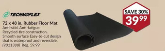 Princess Auto Technoflex 72 x 48 in. rubber floor mat offer