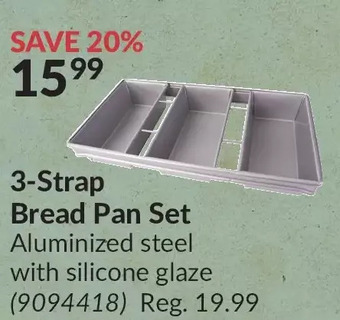 Princess Auto 3-strap bread pan set offer