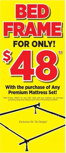 Surplus Furniture Bed frame offer