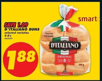 No Frills d'Italiano Buns offer