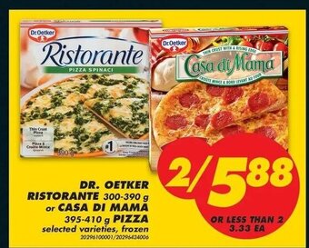No Frills Dr. Oetker Ristorante offer
