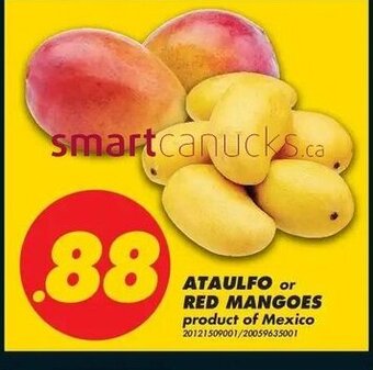 No Frills Red Mangoes offer