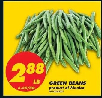No Frills Green Beans offer