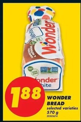 No Frills Wonder Bread offer