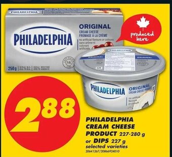 No Frills Philadelphia Cream Cheese Product offer