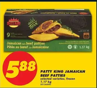 No Frills Patty King Jamaican Beef Patties offer