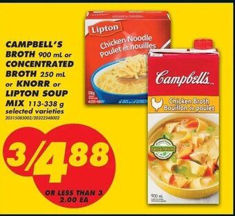 No Frills Campbell's Broth offer