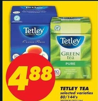 No Frills Tetley Tea offer