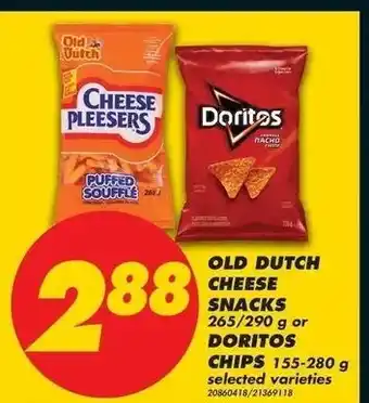No Frills Old Dutch Cheese Snacks offer