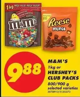 No Frills M&M's offer