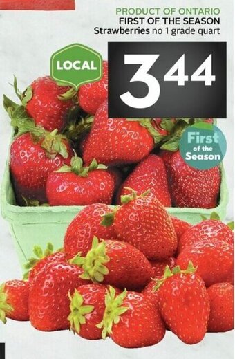 Sobeys Strawberries offer