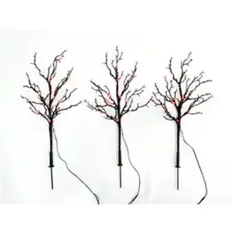 Lowe's Holiday living set of 3 pcs 18 inch pre lit battery op led halloween twigs with stake offer