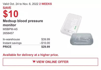 Medsup blood pressure monitor