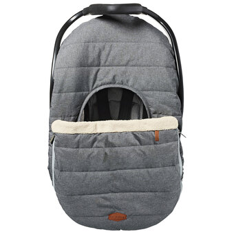 Best Buy Jj cole bundleme car seat cover - heather grey offer