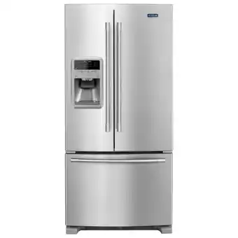 Best Buy Maytag 33" 21.7 cu. ft. french door refrigerator with led lighting (mfi2269frz) - stainless steel offer