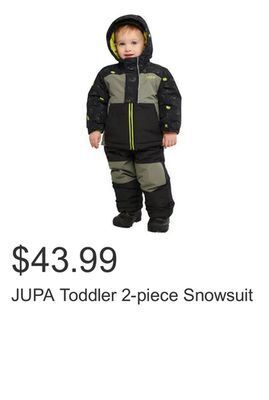 Costco Jupa toddler 2-piece snowsuit offer