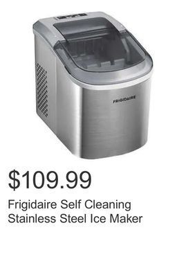 Costco Frigidaire self cleaning stainless steel ice maker offer
