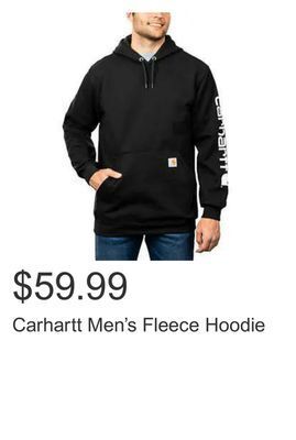 Costco Carhartt men's fleece hoodie offer