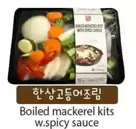 H-Mart Boiled mackerel kits w/spicy sauce offer
