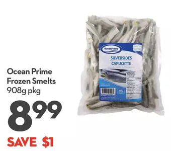 Longo's Ocean prime frozen smelts offer
