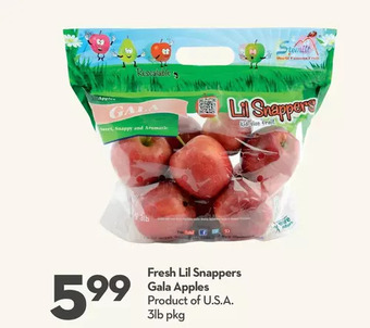 Longo's Fresh lil snappers gala apples offer