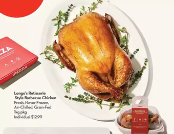 Longo's Longo's rotisserie style barbecue chicken offer