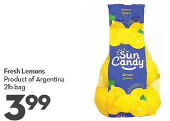 Longo's Fresh lemons offer