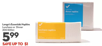 Longo's Longo's essentials napkins offer
