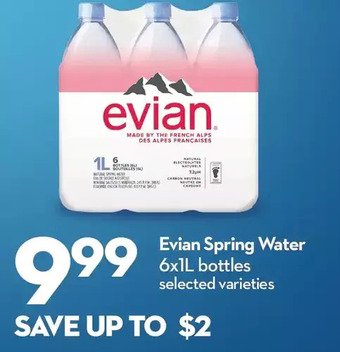 Longo's Evian spring water offer