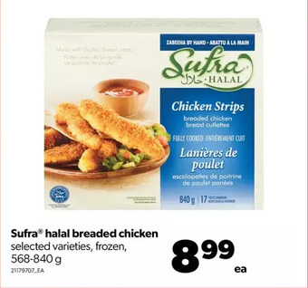 Real Canadian Superstore Sufra halal breaded chicken offer