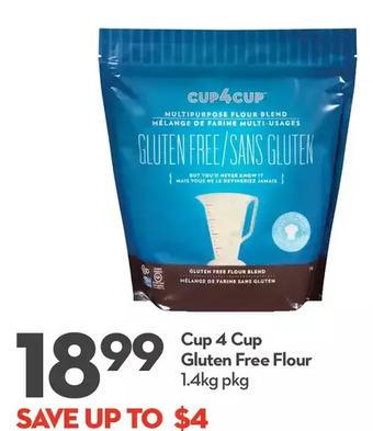 Longo's Cup 4 cup gluten free flour offer
