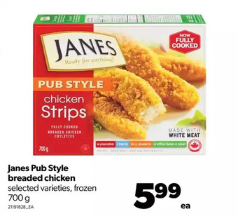 Real Canadian Superstore Janes pub style breaded chicken offer