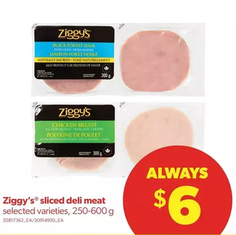 Real Canadian Superstore Ziggy's sliced deli meat offer